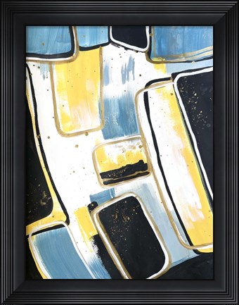 Framed Absentminded Emotion 4 Print