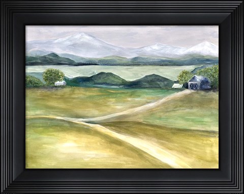 Framed Farmland Beauty 2 Print