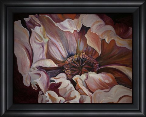 Framed Moody Flower Print