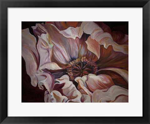 Framed Moody Flower Print