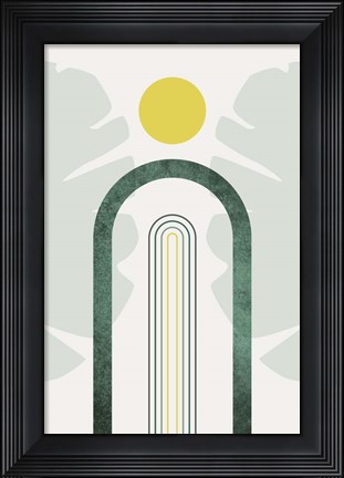 Framed Mid Century Modern Sky 1 Print