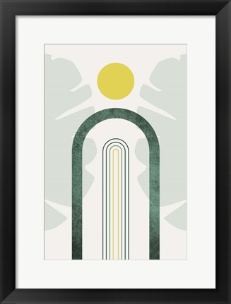 Framed Mid Century Modern Sky 1 Print