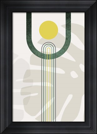 Framed Mid Century Modern Sky 2 Print