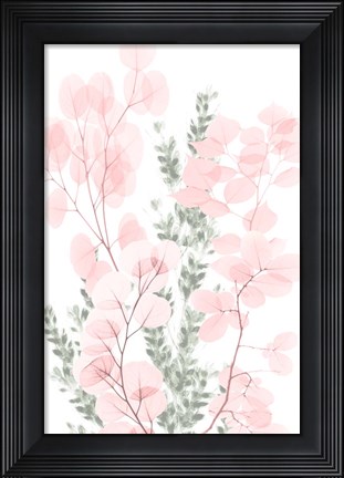 Framed Blushing Bouquet 2 Print