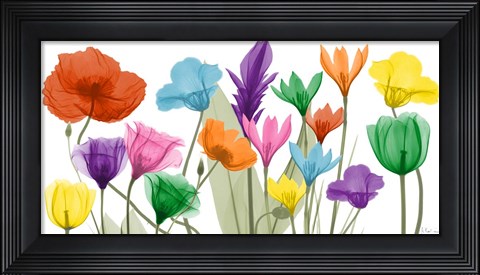 Framed Pretty Floral Jewels 1 Print