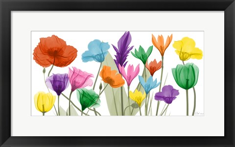 Framed Pretty Floral Jewels 1 Print