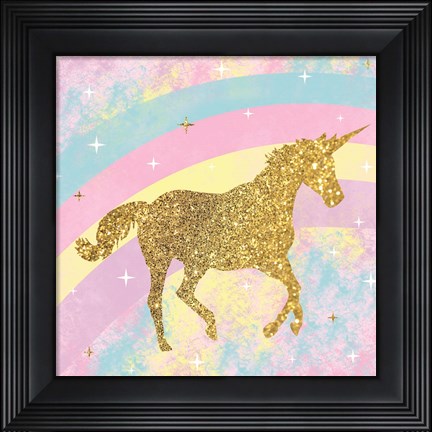 Framed Unicorn 2 Print