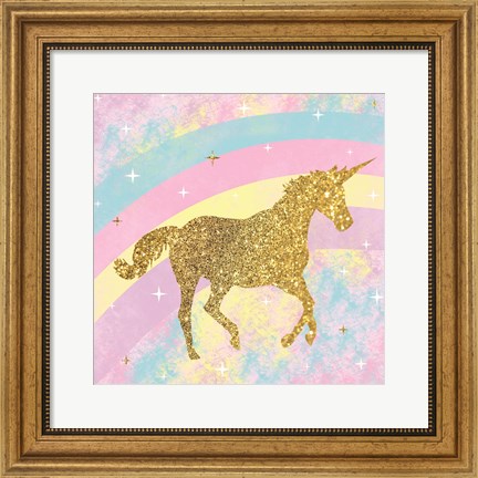 Framed Unicorn 2 Print
