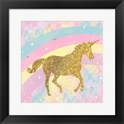 Framed Unicorn 2 Print