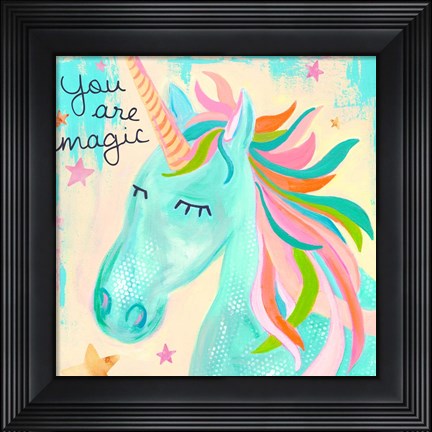 Framed You Are Magic Unicorn Print