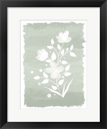 Framed Watercolor Florals 2 Print