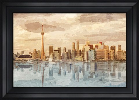 Framed Views From The Six Print