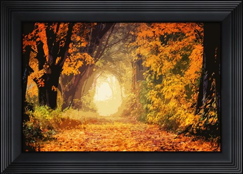 Framed Peeking Light Print