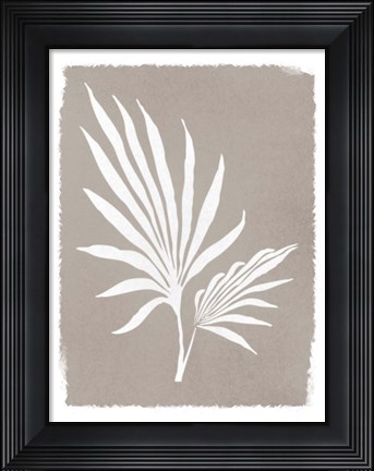 Framed Natural Silhouetted Growth 1 Print