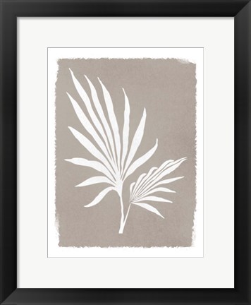 Framed Natural Silhouetted Growth 1 Print