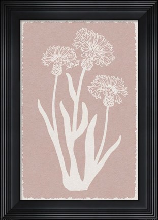 Framed Pastel Florals 2 Print