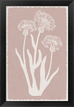 Framed Pastel Florals 2 Print