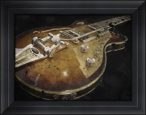 Framed Electric Guitar Print