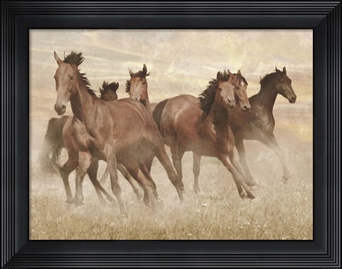 Framed Running Free 1 Print