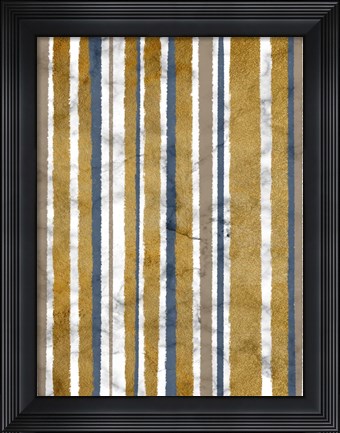 Framed Marble Streaks Print