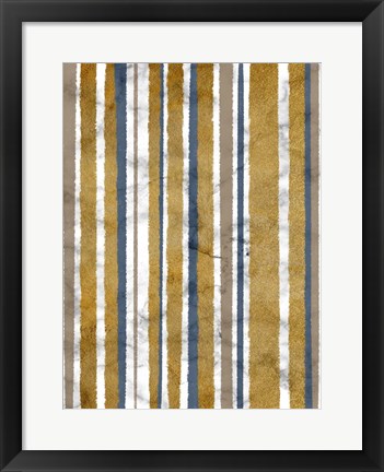 Framed Marble Streaks Print