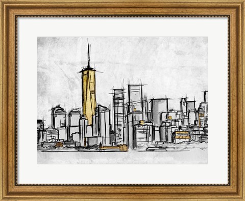 Framed City Of Gold 2 Print