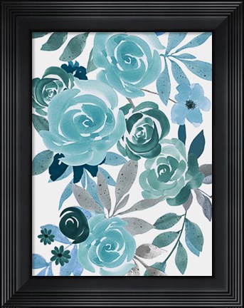 Framed Floral Growth 1 Print
