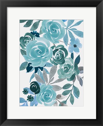 Framed Floral Growth 1 Print