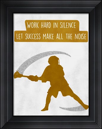 Framed Success Noise Print