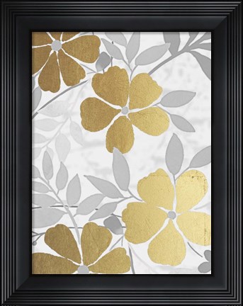 Framed Golden Nature 3 Print