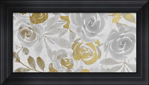 Framed Golden Growth 1 Print
