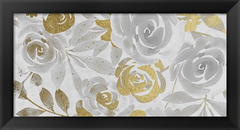 Framed Golden Growth 1 Print