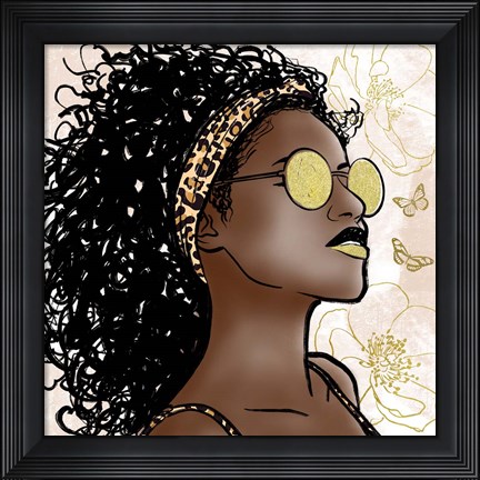 Framed Empowered Woman Print