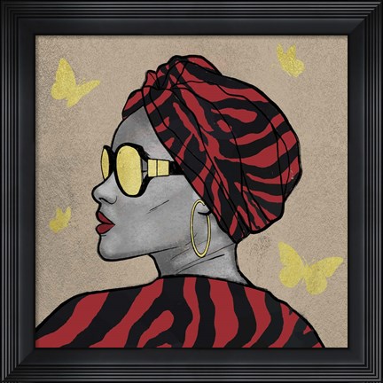 Framed Breathtaking Natural Queen 1 Print