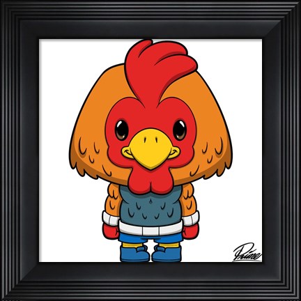 Framed Connor Chicken Print