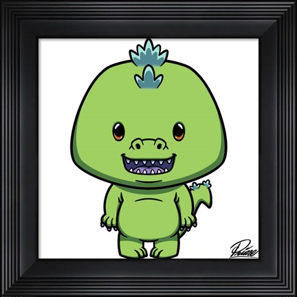 Framed Doug Dino Print