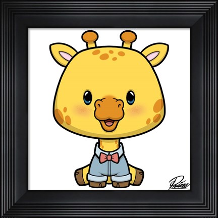 Framed Gavin Giraffe Print