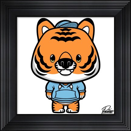 Framed Kye Tiger Print