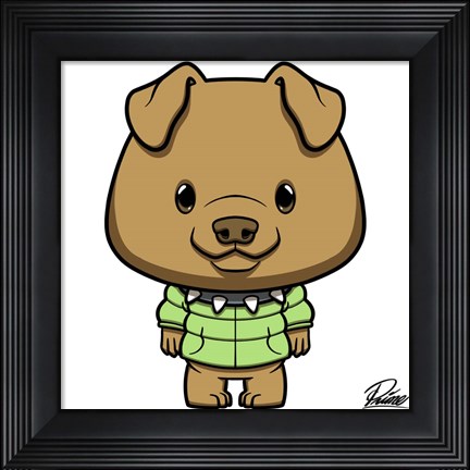 Framed Peter Pitbull Print