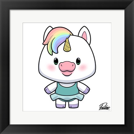 Framed Zoe Unicorn Print