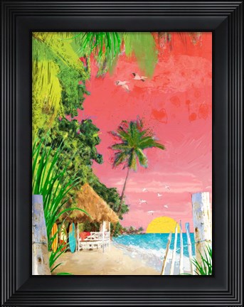 Framed Bama Breeze 1 Print