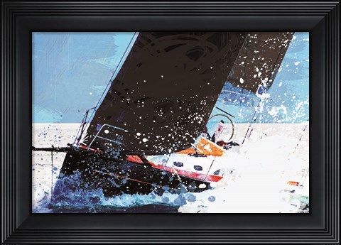 Framed Sailing 1 Print