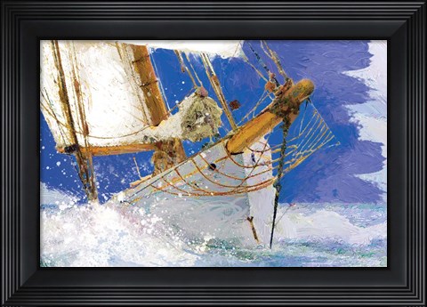 Framed Sailing 2 Print