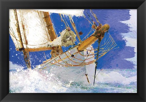 Framed Sailing 2 Print