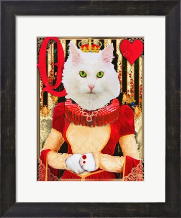 Framed Queen of Hearts Print