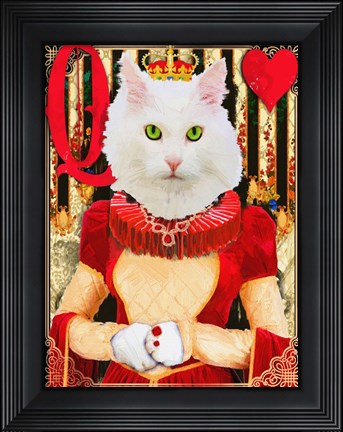 Framed Queen of Hearts Print