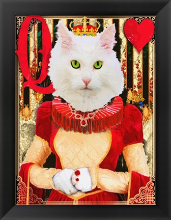 Framed Queen of Hearts Print