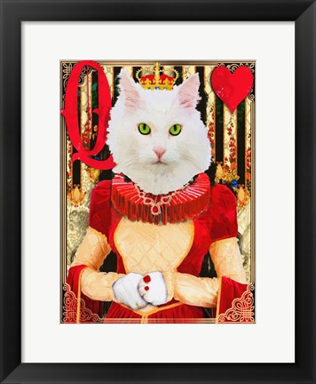 Framed Queen of Hearts Print