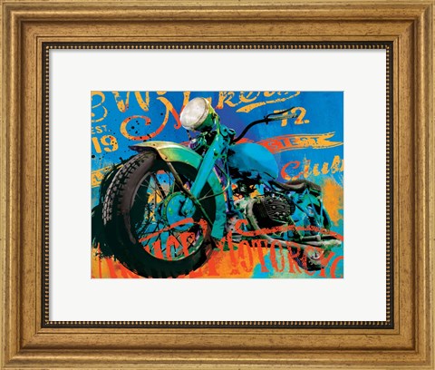 Framed Vintage Bikes Print