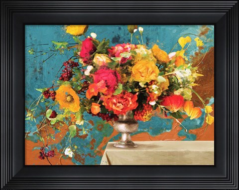 Framed Fall Fireworks 1 Print